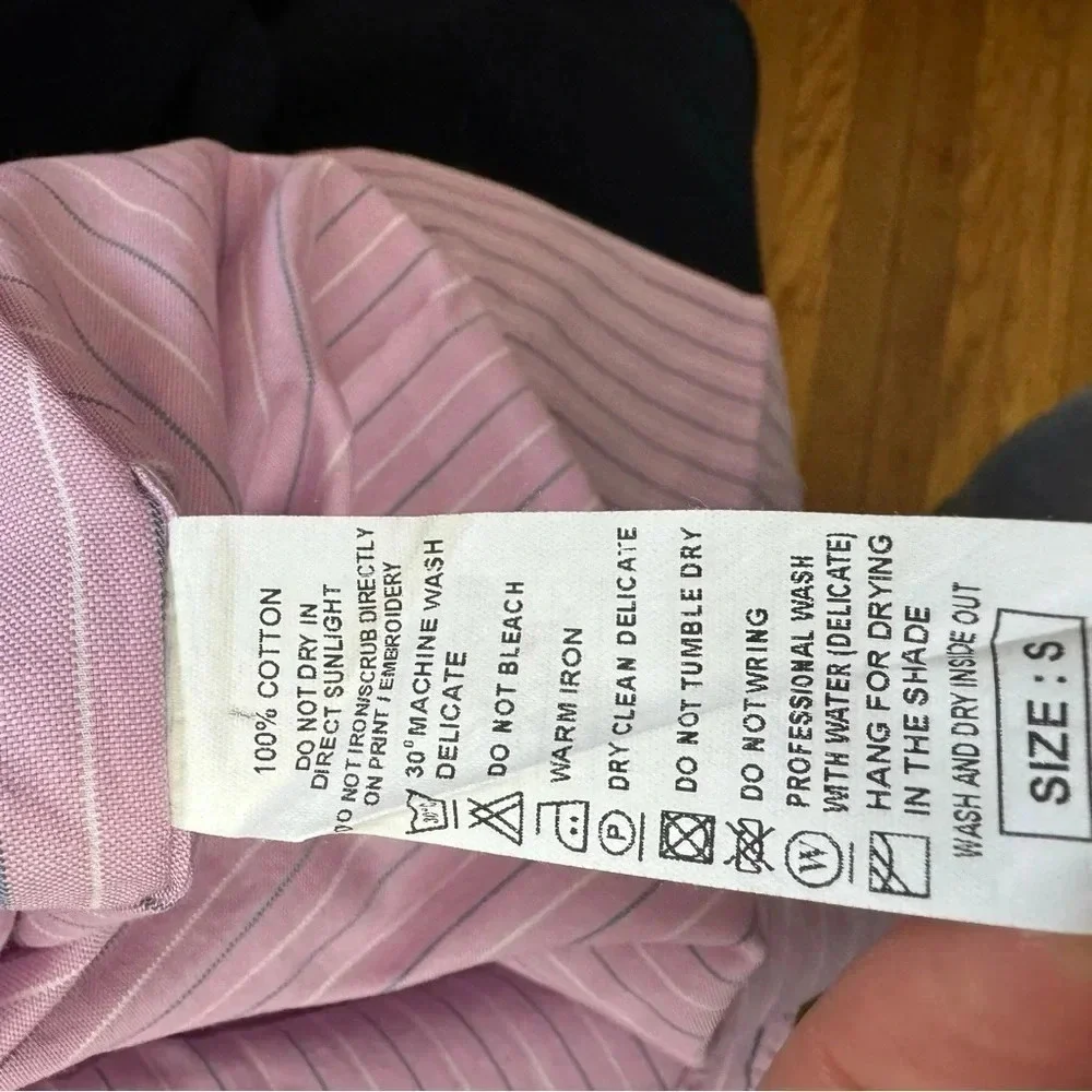 Stile Benneton Mens button up shirt size Small